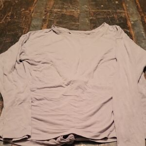 Elegant Lavender Long Sleeve Women's Tee